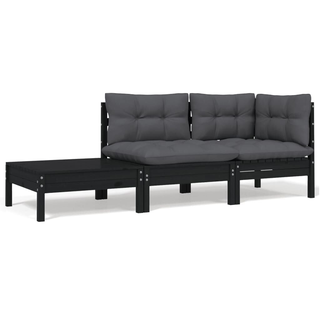 vidaXL Loungeset Grenenhout (59% Korting)