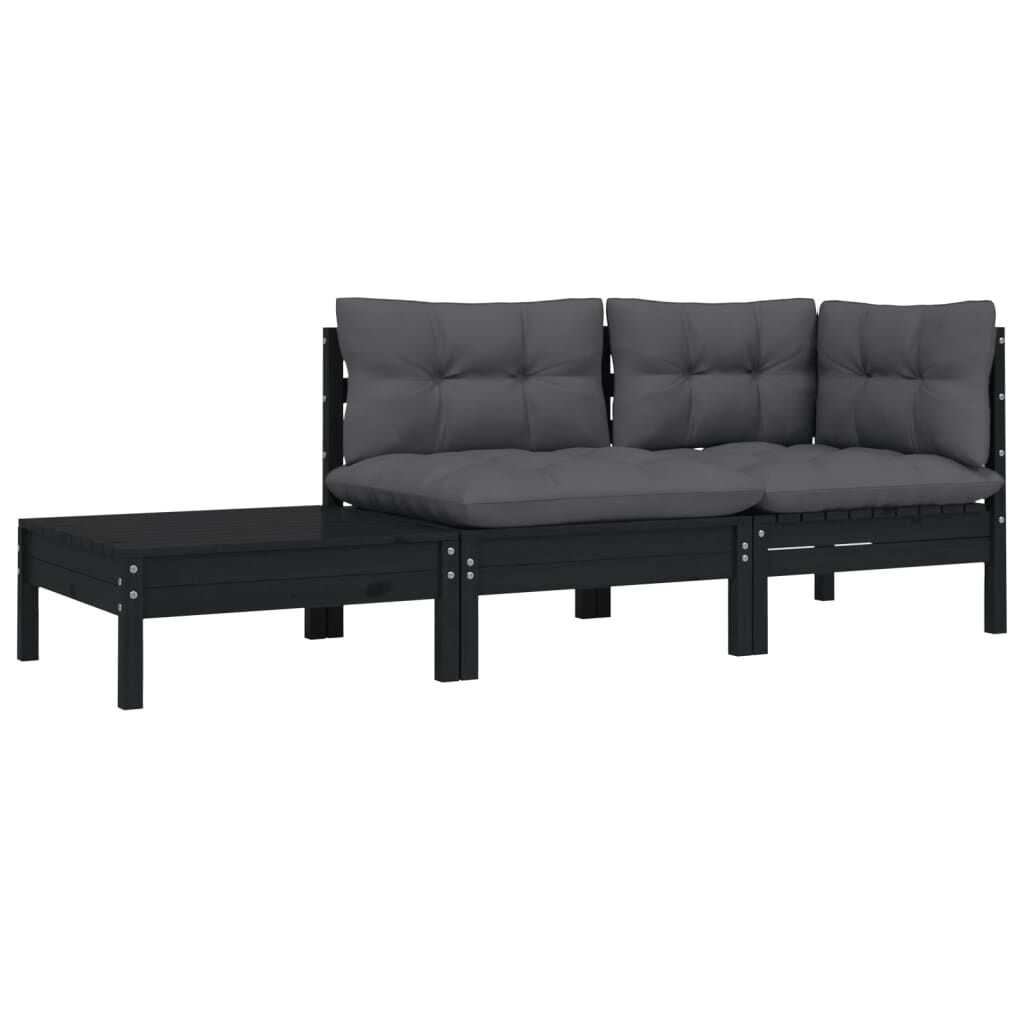 vidaXL Loungeset Grenenhout (59% Korting)