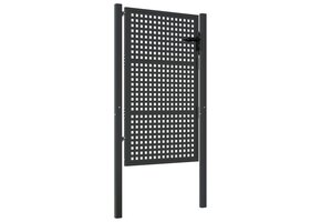 VidaXL Poort 105x175 cm Staal Antraciet - 35% Korting!