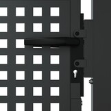 VidaXL Poort 105x175 cm Staal Antraciet - 35% Korting!