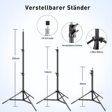 Softbox Fotostudio Set 2x 70cm Achthoekig | 3x 135W Lampen | -34%