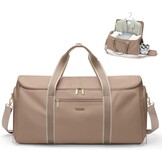 2-in-1 Reisplunjezak & Kledingtas Dames - Waterbestendig - Romig-wit