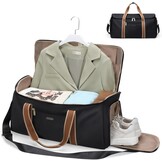 2-in-1 Reisplunjezak & Kledingtas Dames - Waterbestendig - Romig-wit