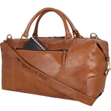 Echt Leren Reistas Wax Brown 49cm - Handbagage Vliegtuig - Vintage Look - 30% Korting