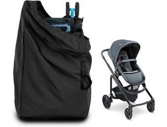 Universele Kinderwagen Reistas - Waterdicht, Zwart, 114x39cm - 54% Korting