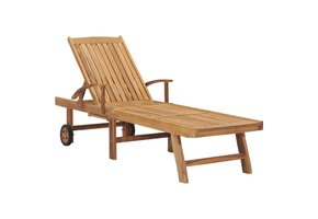 Massief Teakhouten Ligbed met 60% Korting