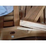 Massief Teakhouten Ligbed met 60% Korting