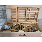 Massief Teakhouten Ligbed met 60% Korting