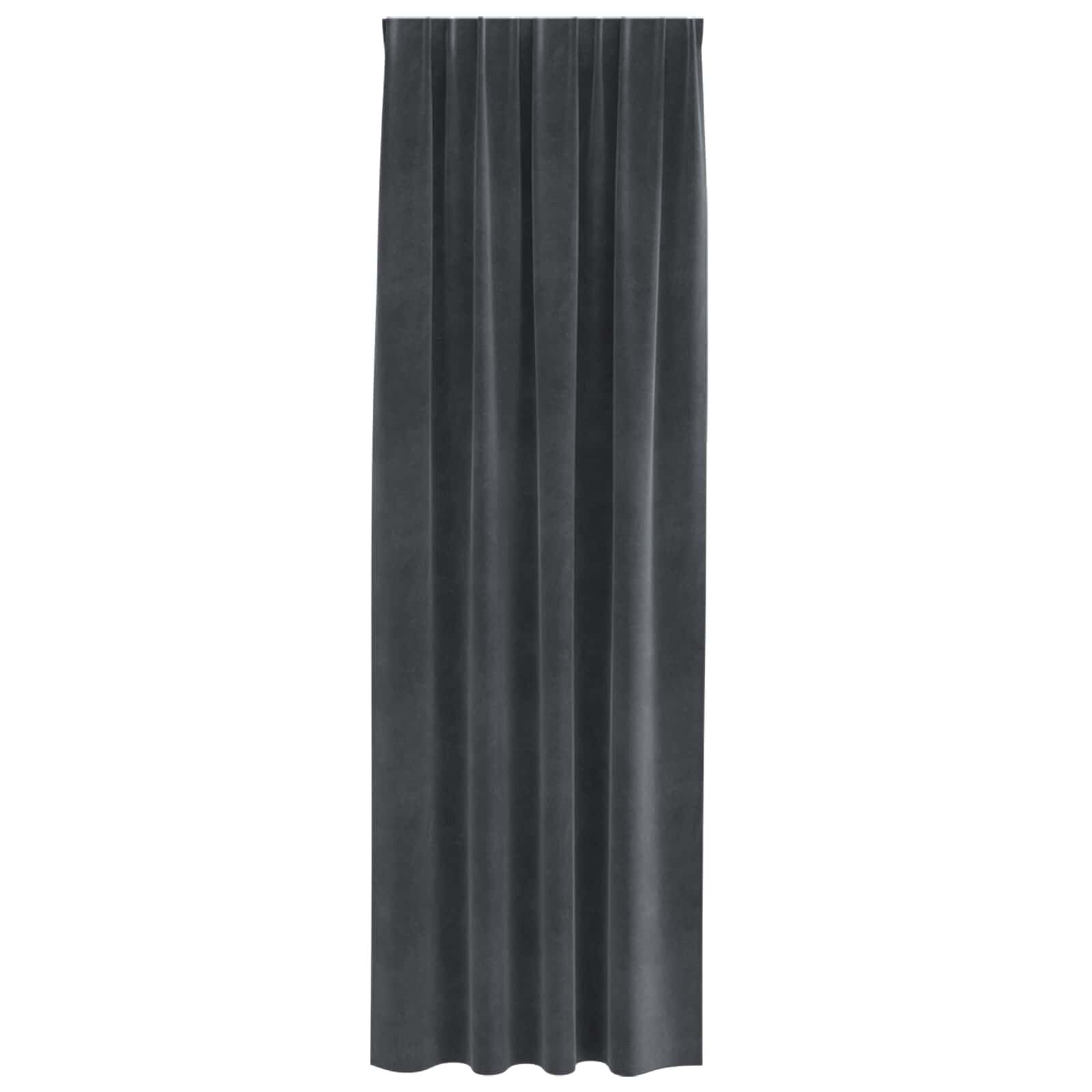 vidaXL Gordijnen Lichtgrijs Fluweel (2 stuks) - 28% Korting