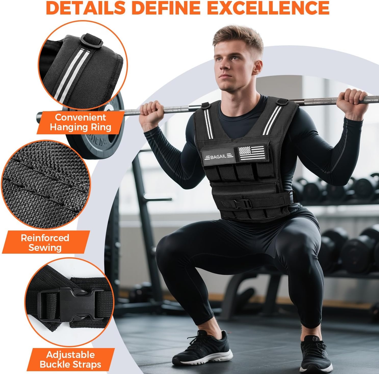 Gewichtsvest Krachttraining (10-19 kg) - Verstelbaar & Comfortabel
