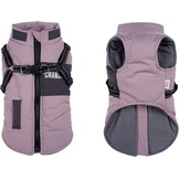 Hondenwinterjas Roze Maat M - 2-in-1 met Harnas | 32% Korting