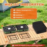 Opvouwbaar Campingkooktoestel 2 Vlammen Gas 29% Korting