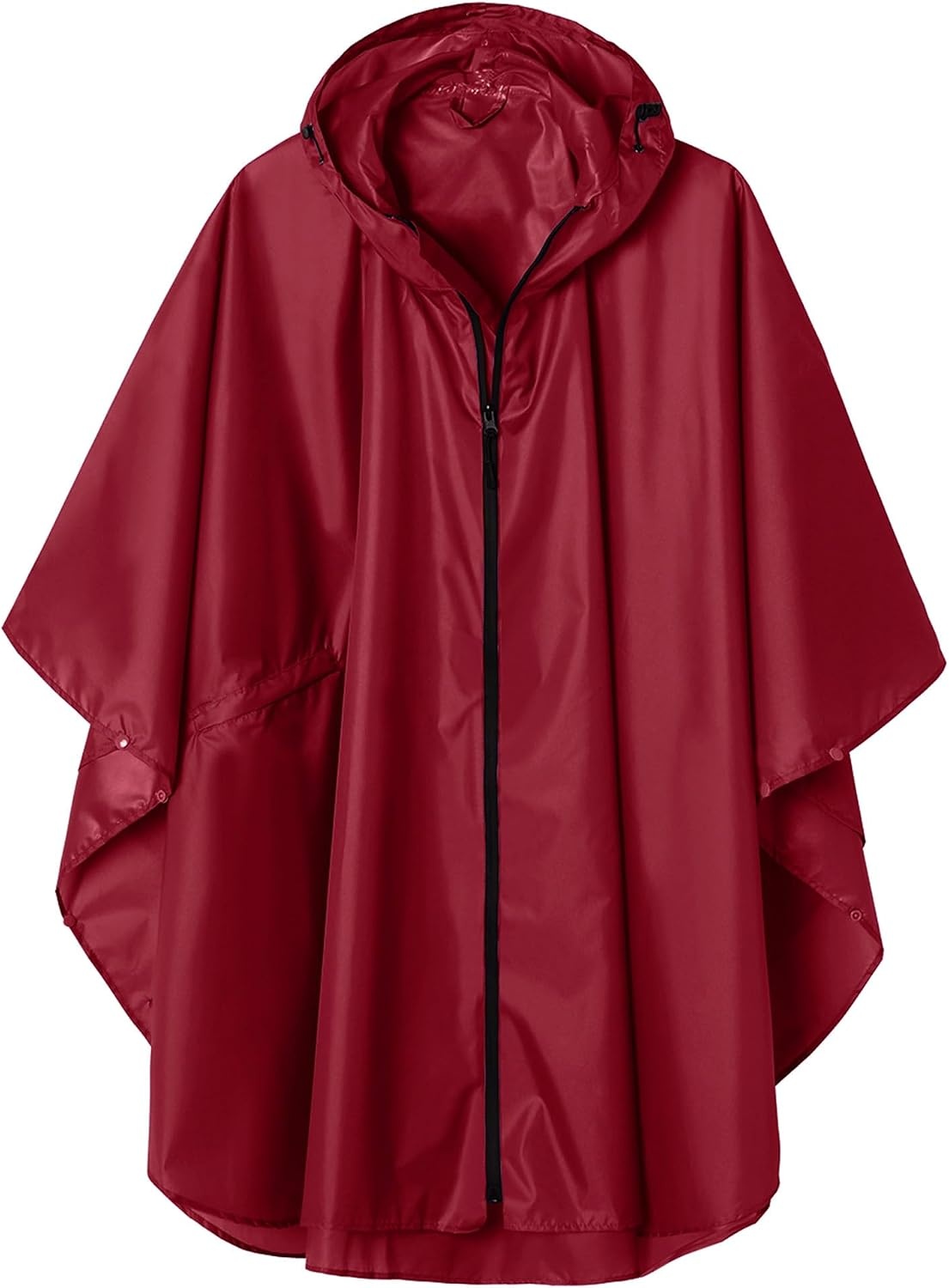 Waterdichte Regenponcho Bordeauxrood - Ademend & Winddicht - 32% Korting