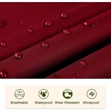Waterdichte Regenponcho Bordeauxrood - Ademend & Winddicht - 32% Korting