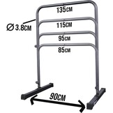Verstelbare Optrekstang 4 Hoogtes tot 120kg | 29% Korting