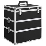Zwarte Make-up Koffer 37x24x40 cm (29% korting)