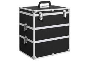 Zwarte Make-up Koffer 37x24x40 cm (29% korting)