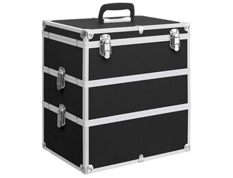 Zwarte Make-up Koffer 37x24x40 cm (29% korting)