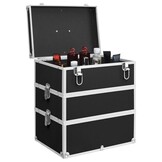 Zwarte Make-up Koffer 37x24x40 cm (29% korting)