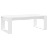 vidaXL Salontafel Bewerkt Hout Wit 102x50x35 cm - 33% Korting