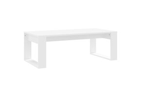 vidaXL Salontafel Bewerkt Hout Wit 102x50x35 cm - 33% Korting