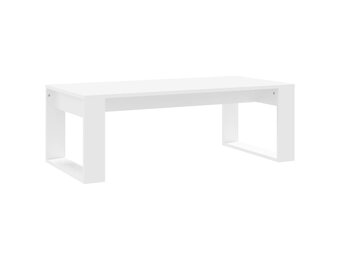 vidaXL Salontafel Bewerkt Hout Wit 102x50x35 cm - 33% Korting