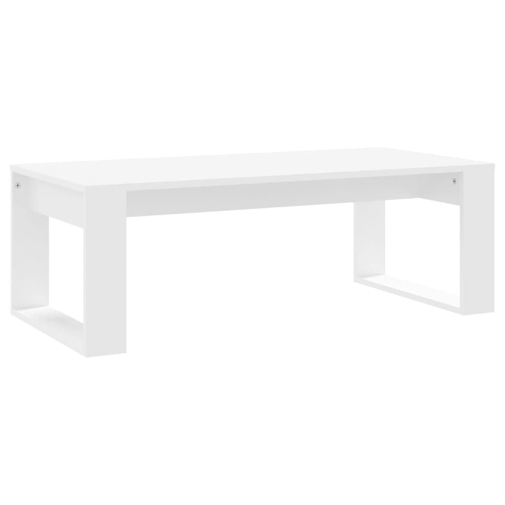 vidaXL Salontafel Bewerkt Hout Wit 102x50x35 cm - 33% Korting