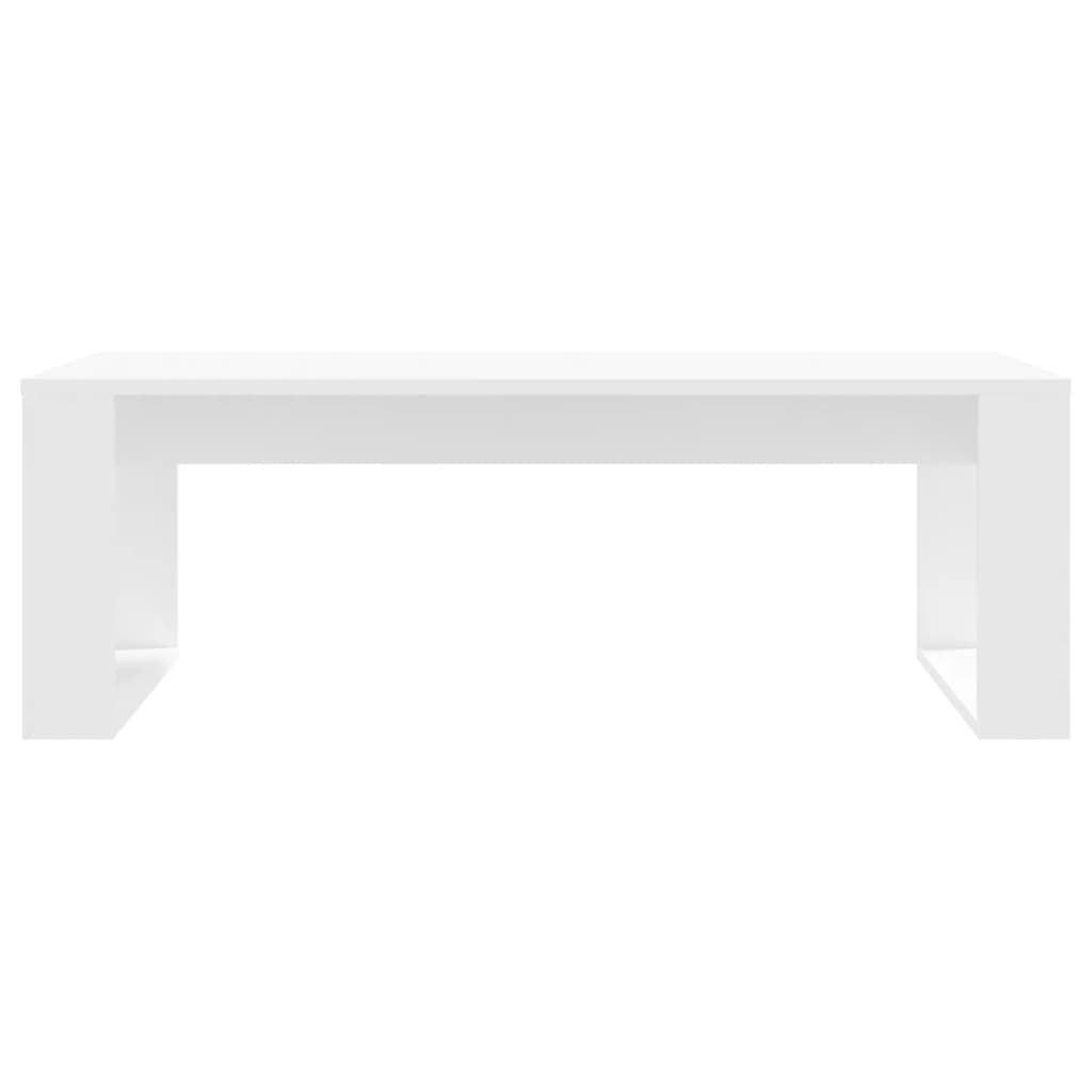 vidaXL Salontafel Bewerkt Hout Wit 102x50x35 cm - 33% Korting