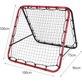 Rebounder Voetbaldoel 100x100cm - Train Je Skills 29% Korting