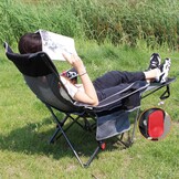 Set van 2 Campingstoelen: Opvouwbaar met Voetensteun & Korting!