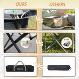 Set van 2 Campingstoelen: Opvouwbaar met Voetensteun & Korting!
