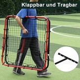 Verstelbaar Voetbaldoel Rebounder 100x100 cm, 29% Korting