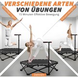 Fitness Trampoline Binnen 110cm | Opvouwbaar met Verstelbare Stang | Max. 275kg | 34% Korting