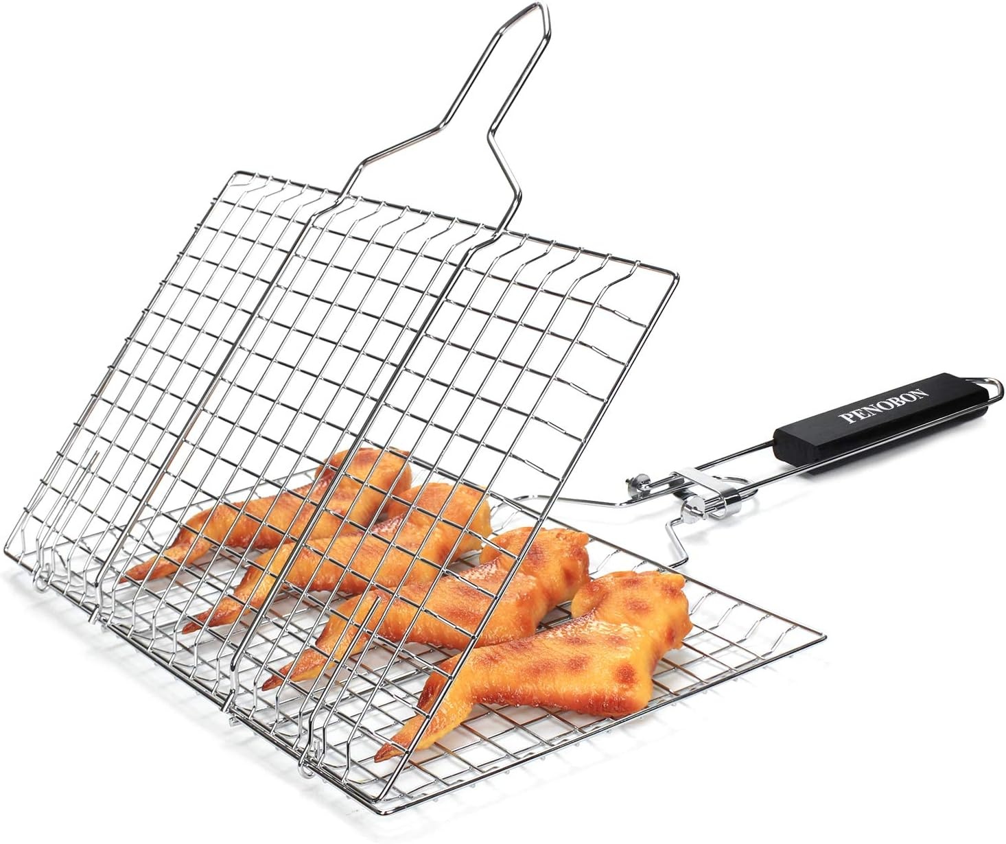 BBQ Grillmand RVS | Vis & Groenten | Opvouwbaar | 27% Korting