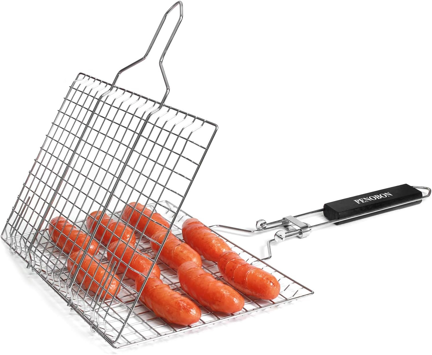 BBQ Grillmand RVS | Vis & Groenten | Opvouwbaar | 27% Korting