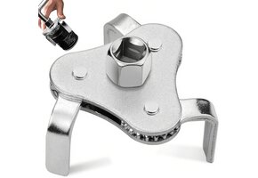 Universele Oliefiltersleutel 64-116mm, 3-armig, Hittebehandeld Staal - 65% Korting