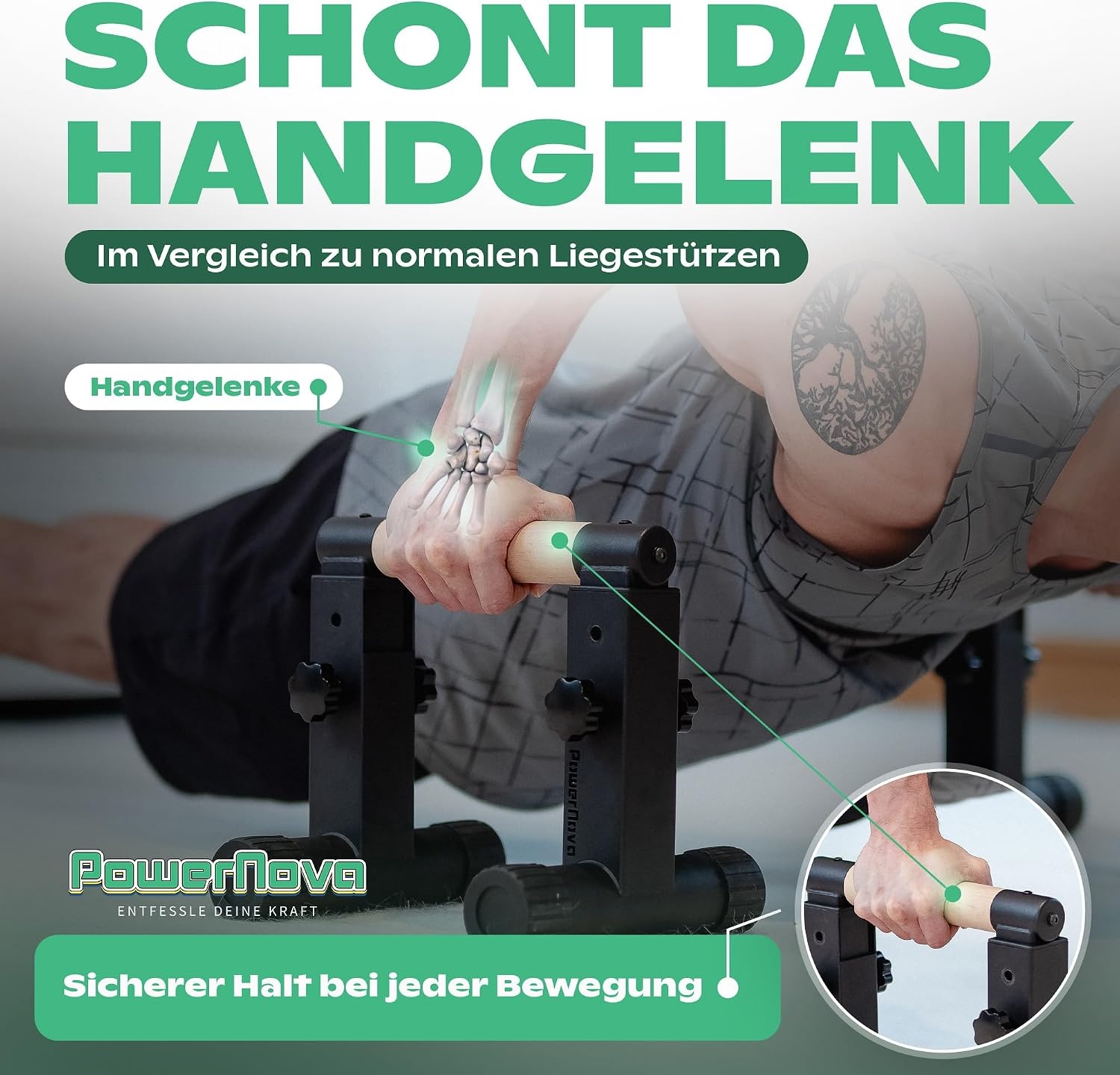 Instelbare Push-up Beugels: 3-in-1 voor Calisthenics & Handstand (34% Korting)