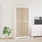 vidaXL Kastdeuren Grenenhout 2 Stuks Bruin - 34% Korting