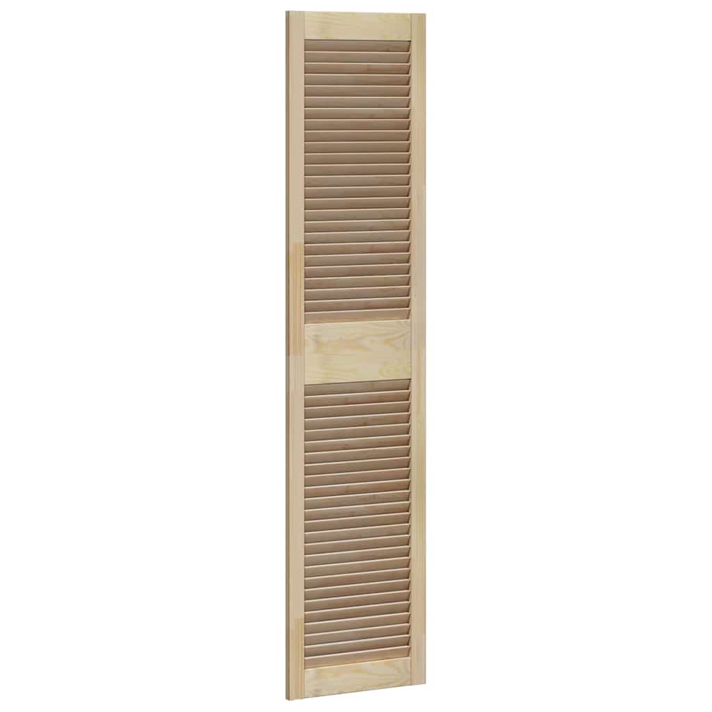 vidaXL Kastdeuren Grenenhout 2 Stuks Bruin - 34% Korting