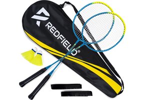 Compleet Badmintonset met 2 Rackets, 2 Shuttles & Tas | 56% Korting