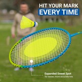 Compleet Badmintonset met 2 Rackets, 2 Shuttles & Tas | 56% Korting