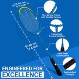 Compleet Badmintonset met 2 Rackets, 2 Shuttles & Tas | 56% Korting