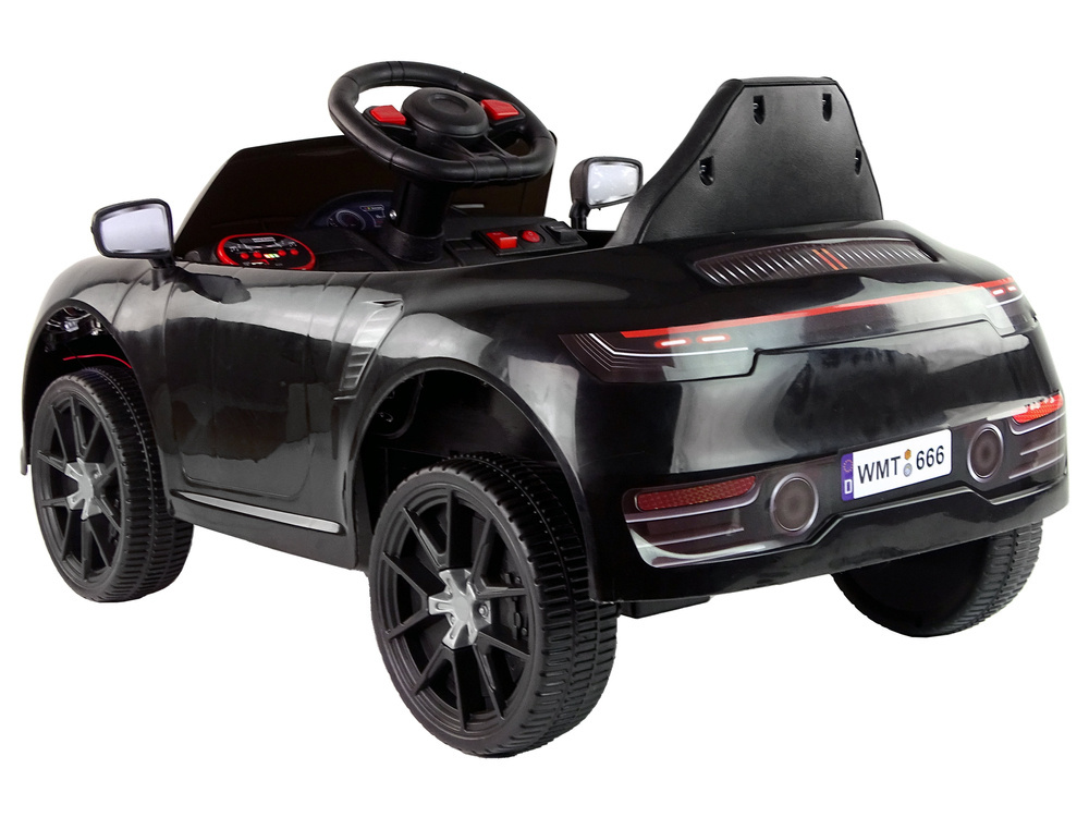 Elektrische Kinderauto Zwart | 12V | 5 km/u | Afstandsbediening | -54%