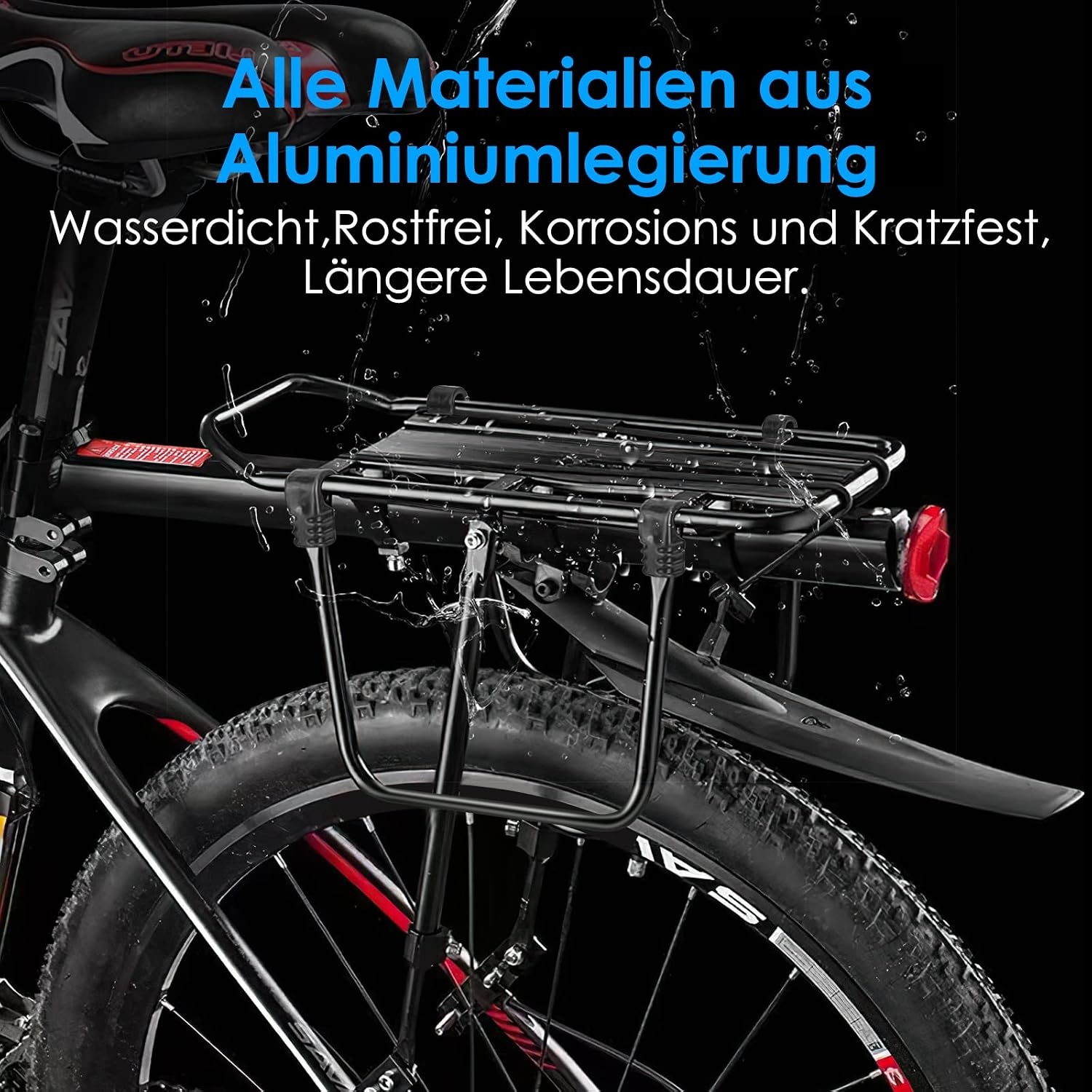 Universele Fietsbagagedrager 24-29" Aluminium, 33% Korting