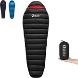 Ultralichte Donzen Slaapzak (860g) - Zwart - 34% Korting