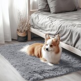 Hoogpolig Tapijt Grijs 240x340 cm - 34% Korting!