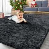 Hoogpolig Tapijt Grijs 240x340 cm - 34% Korting!