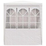 Partytent met zijwanden 2x2m Wit - 34% Korting!
