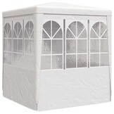 Partytent met zijwanden 2x2m Wit - 34% Korting!