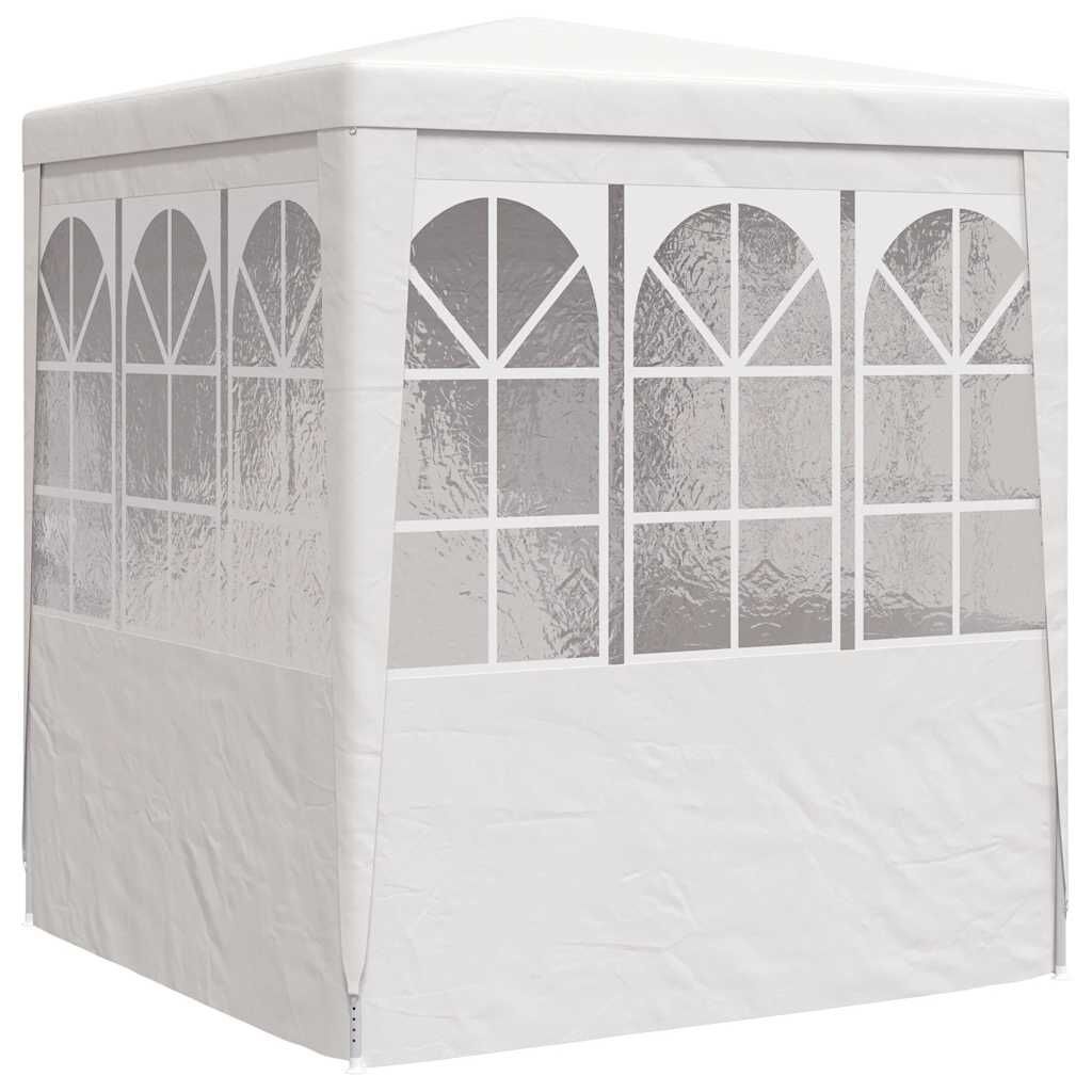 Partytent met zijwanden 2x2m Wit - 34% Korting!